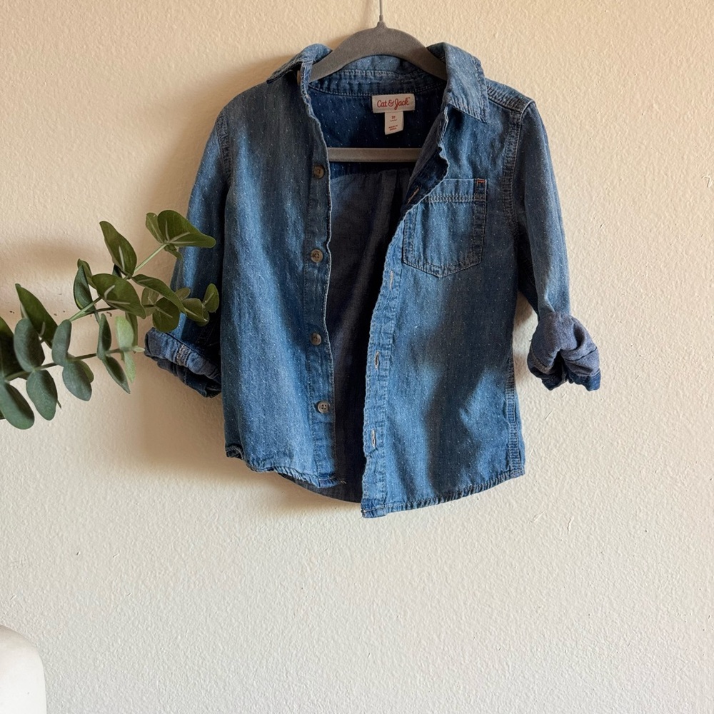 Cat & Jack Blue Denim Jacket for Kids